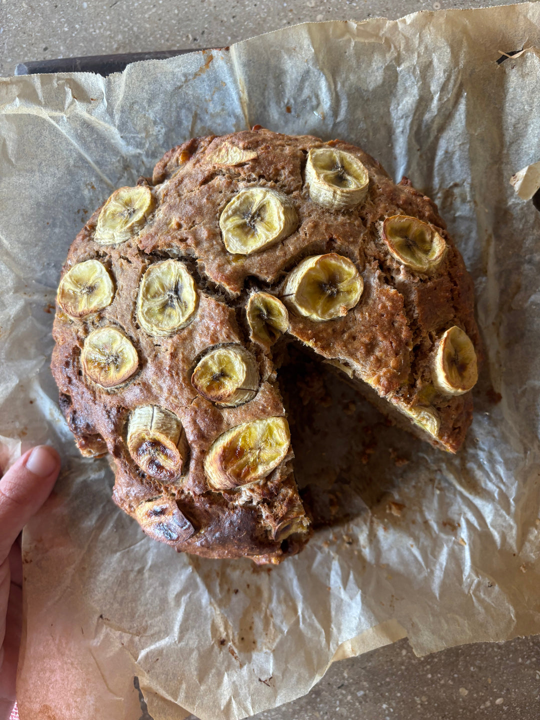 FERMENTED BANANA & DATE BREAD