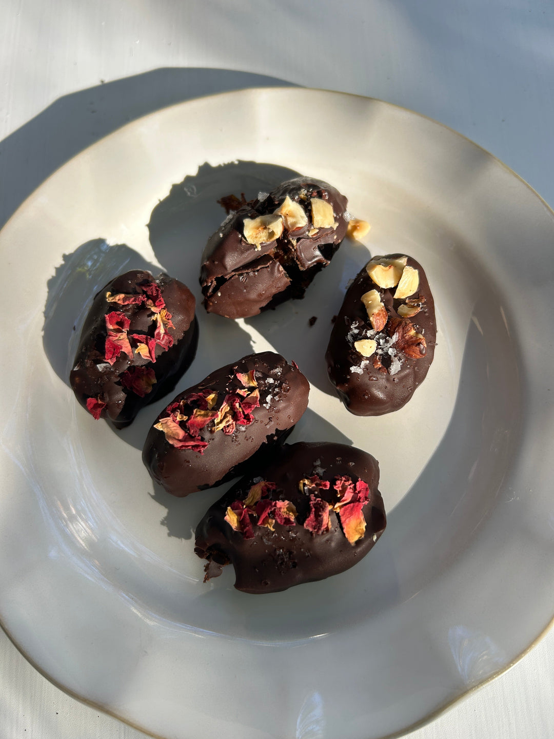 Almond Butter Stuffed Dates