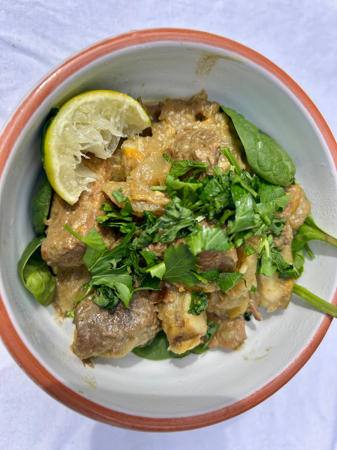 Slow Cooked Beef, Sweet Potato + Fennel Curry