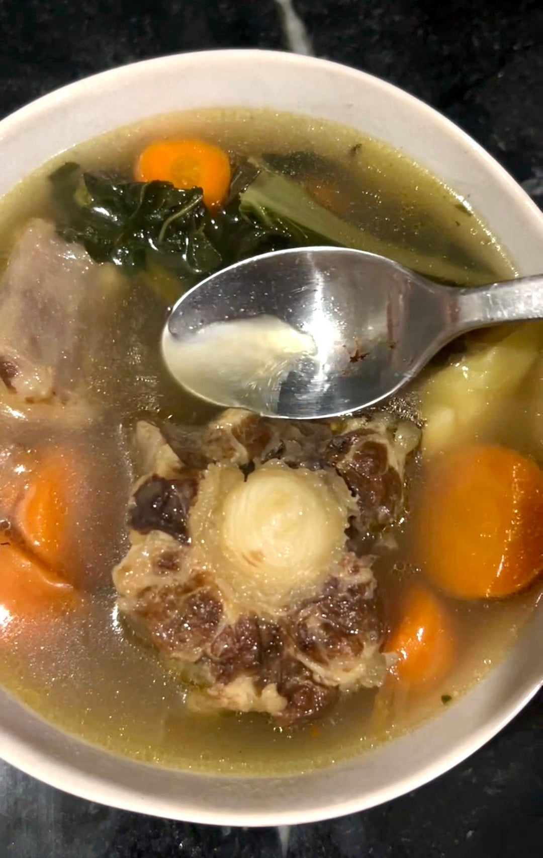 Ox tail broth/ soup