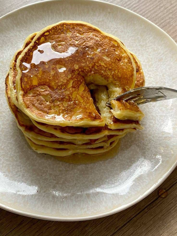 Fluffy protein pancakes