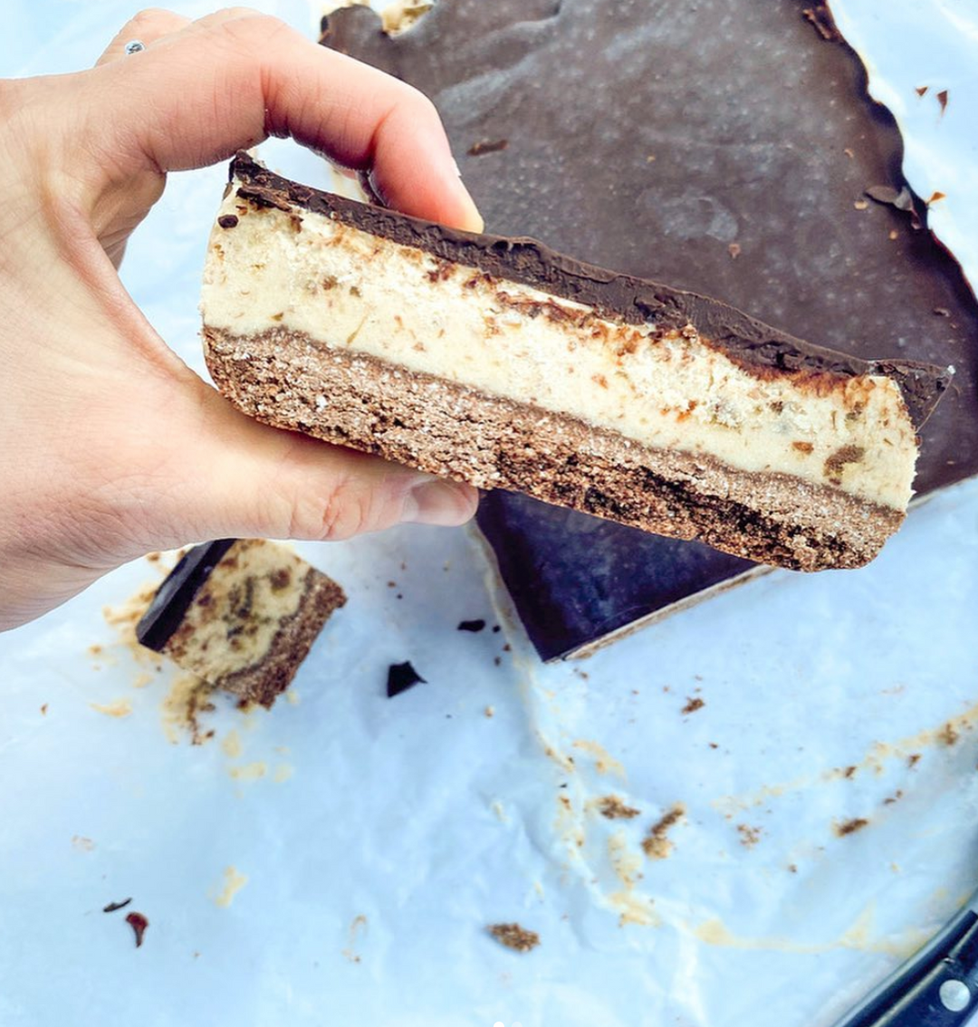 Choc Tahini Slice