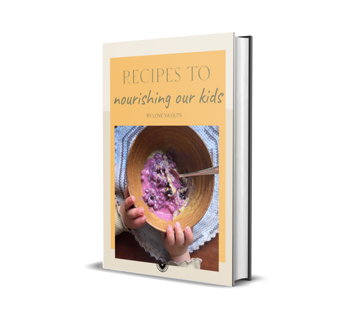 Nourishing Our Kids Ebook + Nourishing Our Kids Recipe Ebook